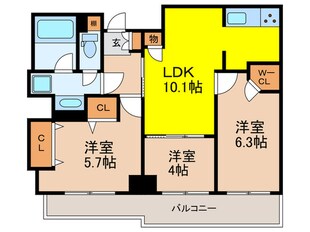 メイツときわ台(307)の物件間取画像